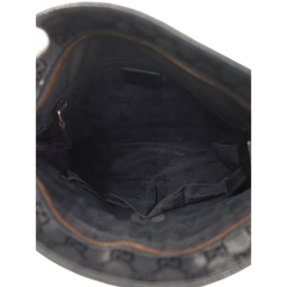 Gucci GG Implement Flat Messenger Bag Shoulder Bag Black - Picture 3 of 9